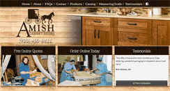 Desktop Screenshot of amishcabinetdoors.com